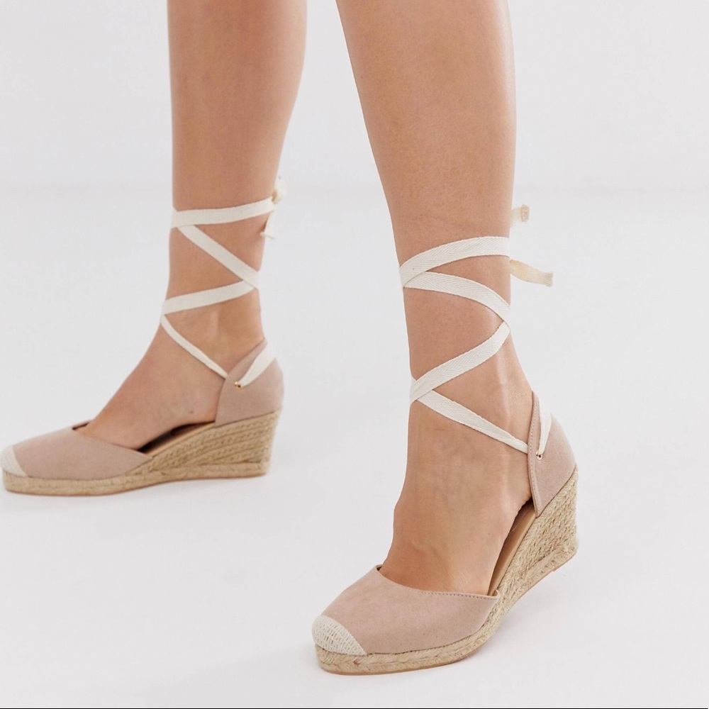 NWT espadrille wedges